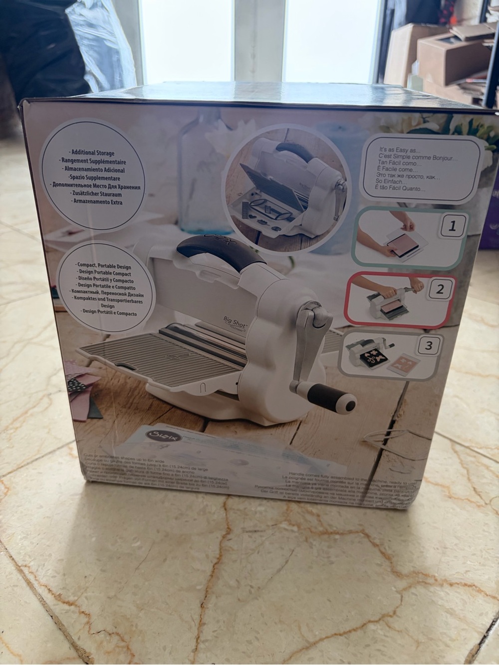 Sizzix White and Black Manual Die-Cutting Machine